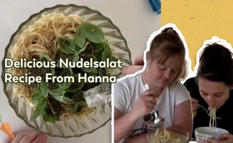 Simple Pasta Salad Recipe | Nudelsalat Recipe With Hana