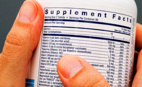 Vitamin Labels | What Do They Mean?